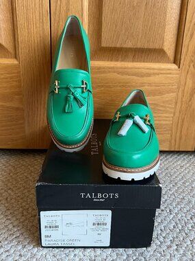 TALBOTS - Laura Tassel Soft Nappa Loafer -- NEW with Box
